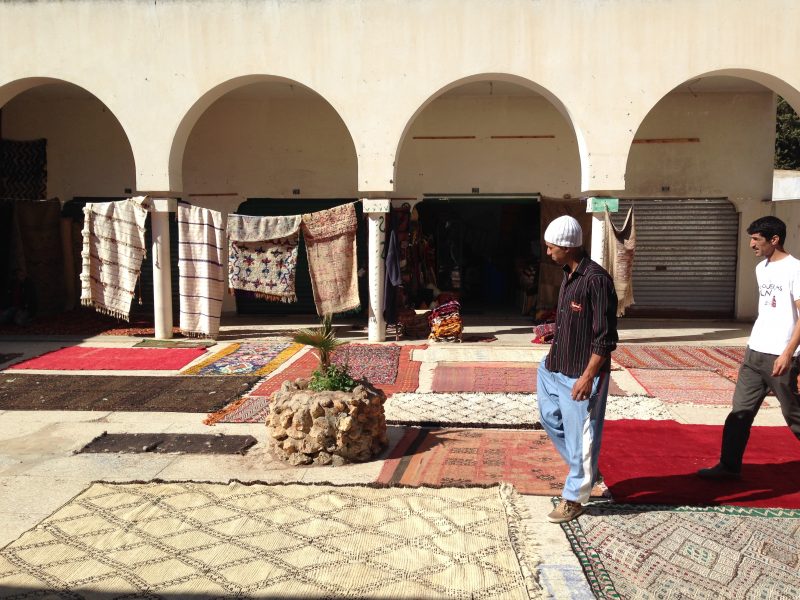 Teppichmarkt im Norden Marokkos